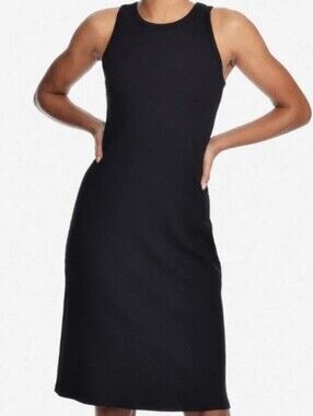 Pima Cotton Knit Midi Dress